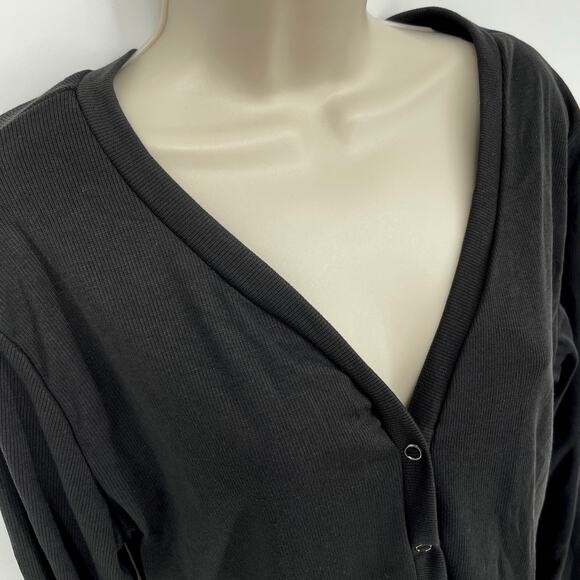 Roma Confidential Women's NEW Bodysuit w/ Snap Closure *FLAW* Size 3XL/4XL Black - Picture 2 of 9